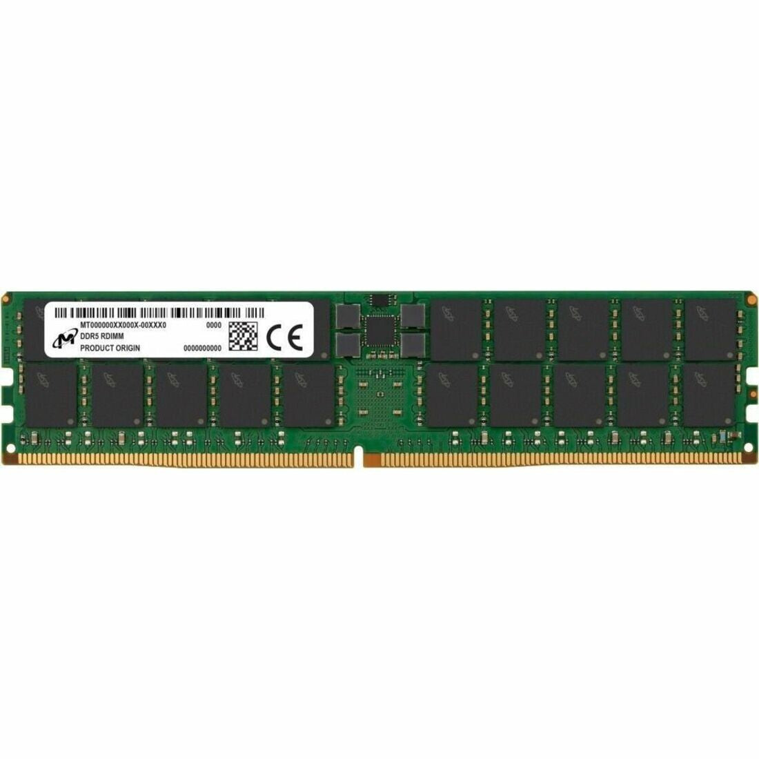 Micron MTC40F2047S1RC56BR 128GB DDR5 SDRAM Memory Module - Registered - 288-pin