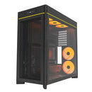 MONTECH HS01PB HS01 PRO, ATX Mid-Tower PC Case, Gaming PC, High-Airflow