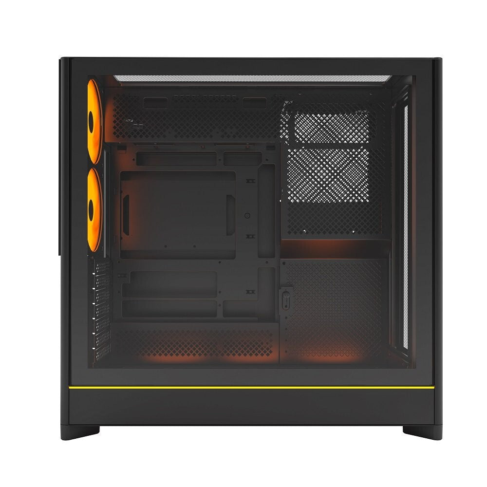 MONTECH HS01PB HS01 PRO, ATX Mid-Tower PC Case, Gaming PC, High-Airflow