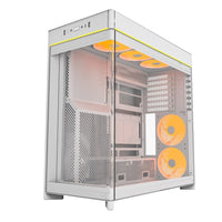 MONTECH HS02PW HS02 PRO, ATX Mid-Tower PC Case, Gaming PC, High-Airflow, 5x ARGB