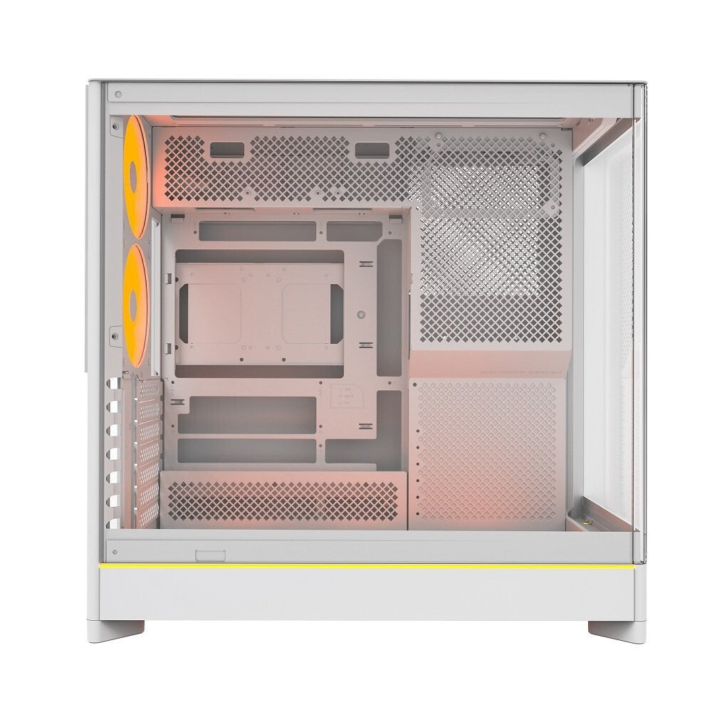 MONTECH HS02PW HS02 PRO, ATX Mid-Tower PC Case, Gaming PC, High-Airflow, 5x ARGB