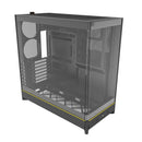 MONTECH HS02B HS02, ATX Mid-Tower PC Case, Gaming PC, High-Airflow, Reversible