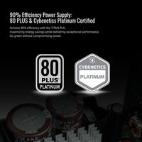 MONTECH TITANPLA1000WW TITAN PLA 1000W High-End ATX Gaming Power Supply 80 Plus