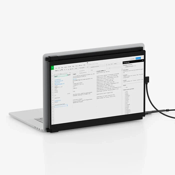 Mobile Pixels 101-1007P06 Duex Max DS 14" Class LCD IPS Monitor USB-C HDI- Black