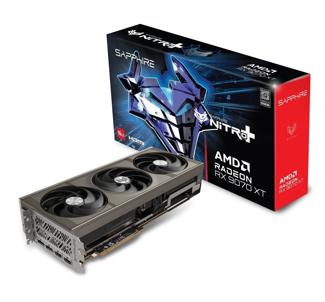 Sapphire 11348-01-20G Nitro+ AMD Radeon RX 9070 XT Gaming Graphics Card w/16GB