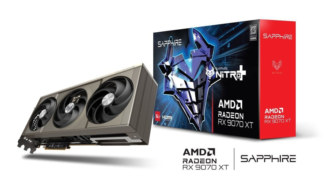 Sapphire 11348-01-20G Nitro+ AMD Radeon RX 9070 XT Gaming Graphics Card w/16GB