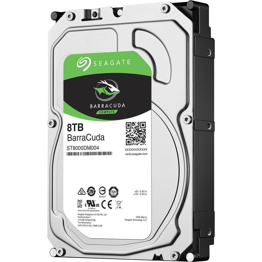 Seagate ST8000DM004 BarraCuda 8 TB Hard Drive - 3.5" Internal - SATA (SATA/600)