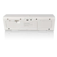 Microlab MD212WHITE Wireless Bluetooth Portable Stereo Speaker w/ Microphone
