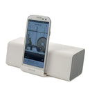 Microlab MD212WHITE Wireless Bluetooth Portable Stereo Speaker w/ Microphone