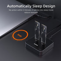 MAIWO K3016P2 USB3.2 Gen2x1 Type-C to AHCI/M.2 NVMe with Clone duplicator