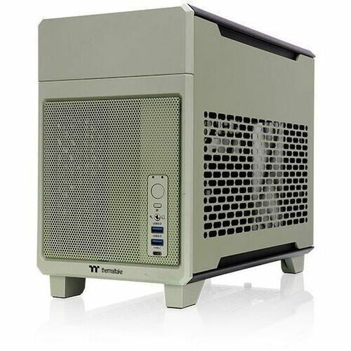Thermaltake CA-11A-00SENN-00 TR100 Gaming Computer Case - Small - Matcha Green