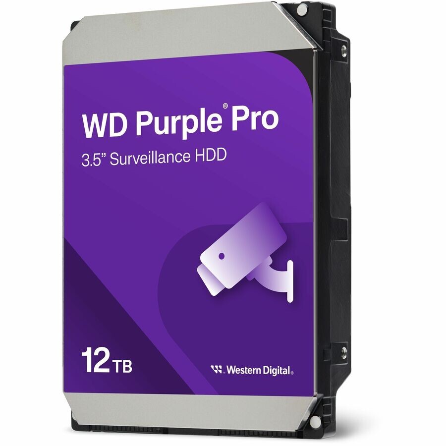WD WD121PURP Purple Pro 12 TB Hard Drive 3.5" Internal - SATA (SATA/600) 7200rpm