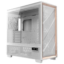 Antec FLUX PRO WHITE 6 x PWM Fans Included, High-Airflow Front Panel With Walnut