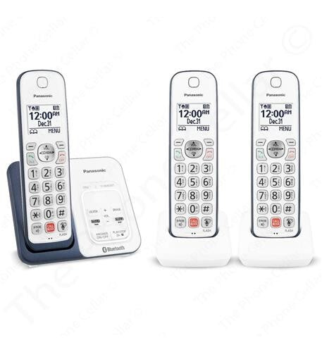 Panasonic KX-TGD863A 3 Handset Link2Cell Cordless Phone