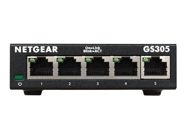 Netgear GS305-300PAS 5 Port Gigabit Network Unmanaged Ethernet Switch