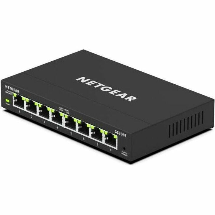 Netgear GS308E-400NAS 8 Port RJ45 Gigabit Manageable Ethernet Switch