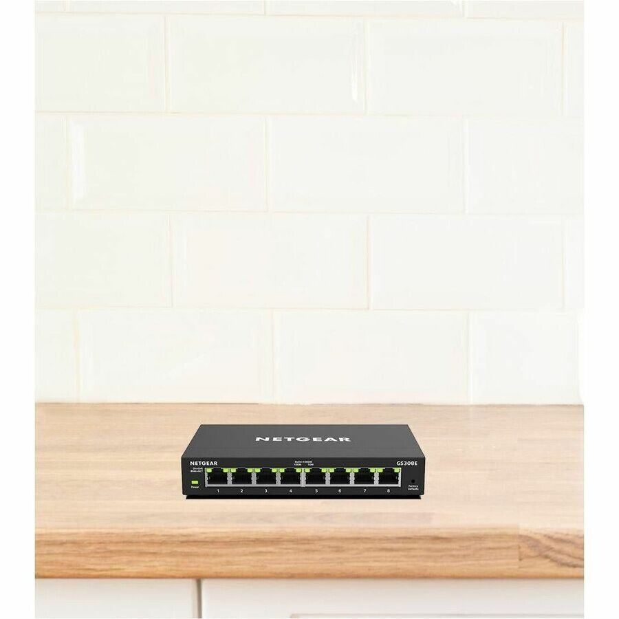 Netgear GS308E-400NAS 8 Port RJ45 Gigabit Manageable Ethernet Switch