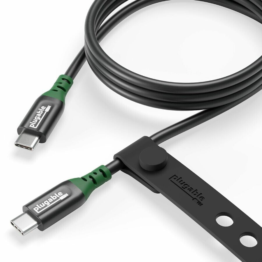 Plugable USBC-240W-1M 1m/3.2ft USB-C to USB-C Cable 240W 20Gbps Data Transfer