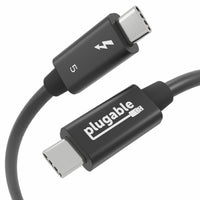 Plugable TBT5-240W1M 1m/3.2ft Thunderbolt 5 240W Cable 80Gbps Data Transfer
