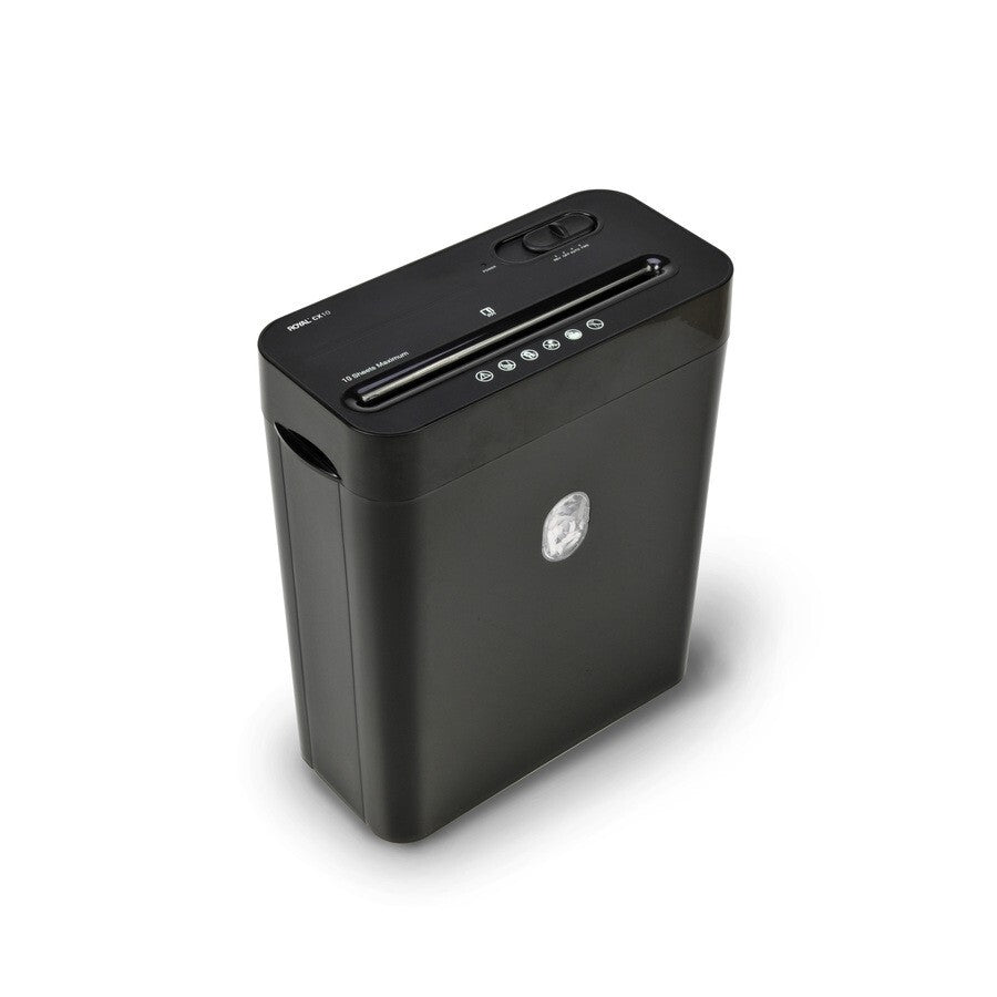 Royal 89342X CX10 Shredder Black Cross Cut 10 Per Pass Paper/CC