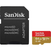 Sandisk SDSQXAH-064G-AN6MA Extreme Class 10 64GB V30 MicroSDXC Memory Card