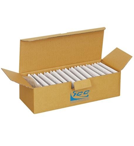 ICC ICC-IC107F1CWH FACEPLATE- FLAT-1-GANG-1-PORT- 25PK- WH