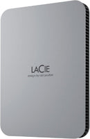 Seagate Lacie STLP1000400 1TB Portable External USB Hard Drive Silver 2.5 MAC PC