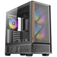 ANTEC P30 ARGB Mid-Tower ATX Case 5x ARGB Fans Wood Accent 360mm Rad