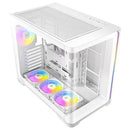 ANTEC C5 CURVE ARGB White Mid-Tower ATX Desktop PC Case USB-C Curved TG 4x Fans