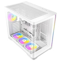 ANTEC C5 CURVE ARGB White Mid-Tower ATX Desktop PC Case USB-C Curved TG 4x Fans