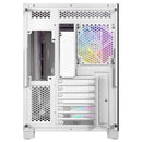 ANTEC C5 CURVE ARGB White Mid-Tower ATX Desktop PC Case USB-C Curved TG 4x Fans