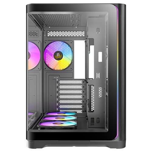 ANTEC C5 CURVE ARGB Mid-Tower ATX Desktop Case USB-C Curved TG 4xARGB Fans Black