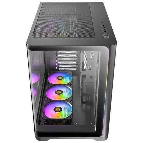 ANTEC C5 CURVE ARGB Mid-Tower ATX Desktop Case USB-C Curved TG 4xARGB Fans Black