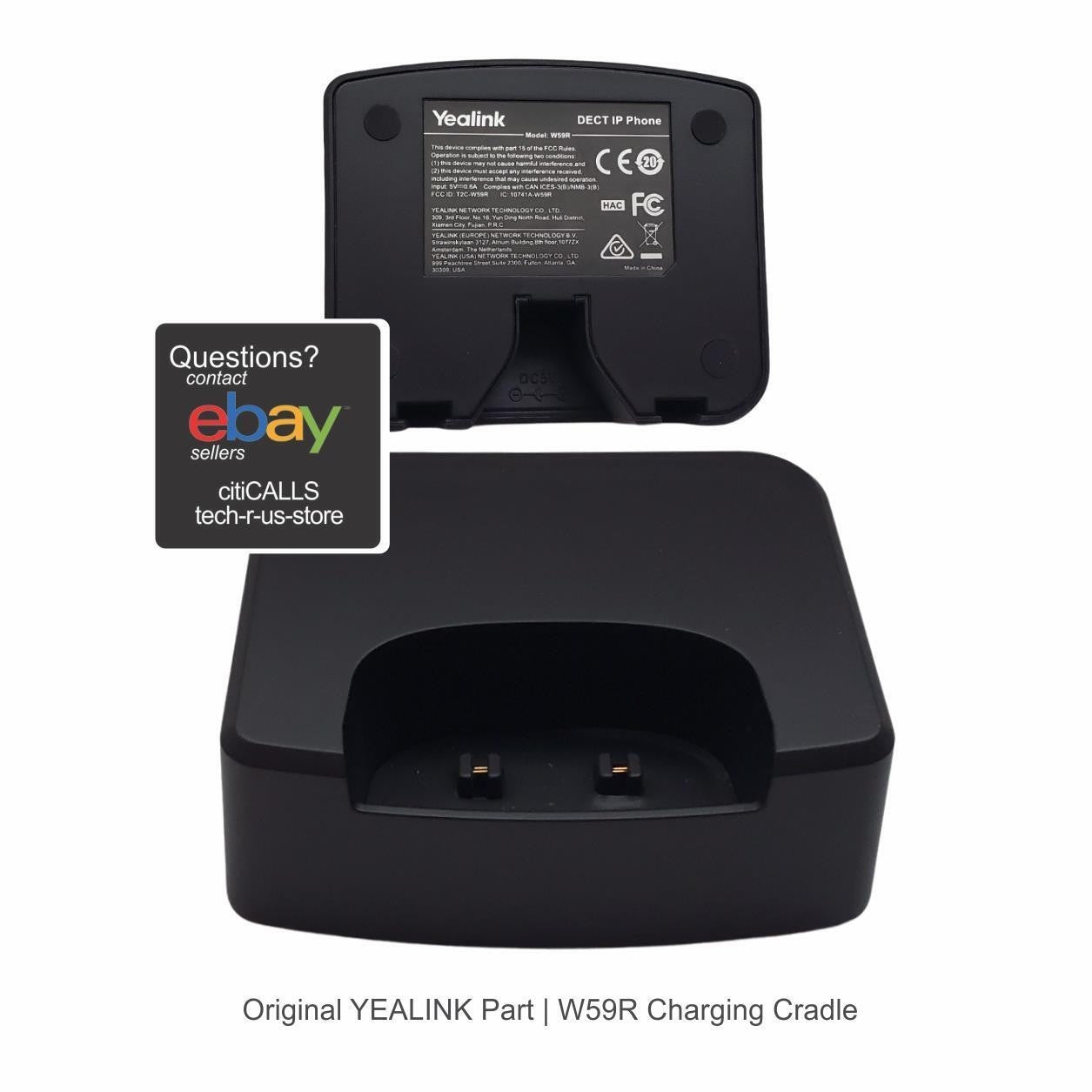 Yealink CCD-W59R 230200600001 Charging Cradle Base for W59R Wireless Phone