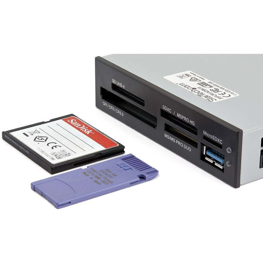 StarTech 35FCREADBU3 USB 3.0 Internal Multi-Card Reader with UHS-II Support