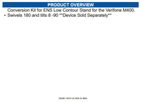 ENS 367-4615-1 M400 Conversion Kit, Low Contour Stand for M400