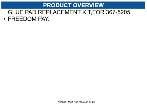 ENS 367-6179 Glue Pad Replacement Kit,for 367-5205