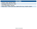 Star Micronics 37951740 Receipt Paper for TSP143III 3 5/32" x 230 ft - 25 / Case