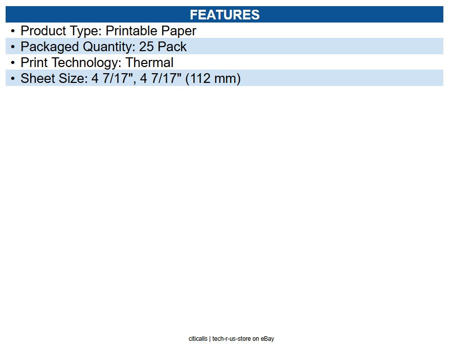 Star Micronics 37951800 Thermal Receipt Rolls for TSP800 4 7/17" - Printable