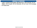 Star Micronics 37951970 Label, Linerless Removable, Star Blue Eco, TSP143IVSK