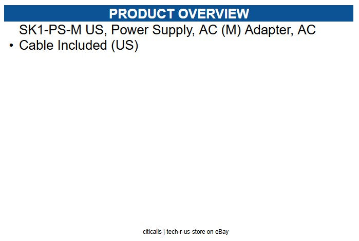 Star Micronics 37964690 AC Adapter for Label/Receipt Printer