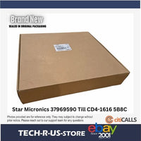 Star Micronics 37969590 Cash Drawer Till for CD4-1616 5 Bills & 8 Coins - Black