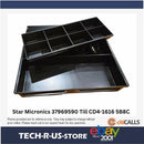 Star Micronics 37969590 Cash Drawer Till for CD4-1616 5 Bills & 8 Coins - Black