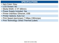 Star Micronics 39473310 TSP143IVUE Retail, Hospitality Direct Thermal Printer