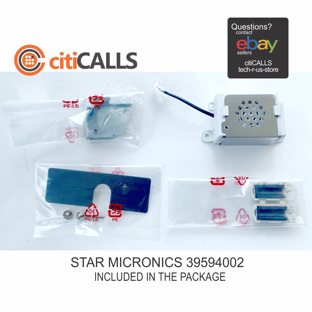 Star Micronics 39594002 BU01-24-A Splash Proof CVR SPC-T700 Ticket Alarm Buzzer