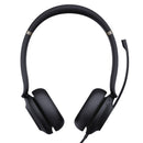Yealink 1308141 UH37 Dual UC USB-C/A Wired Headset Black