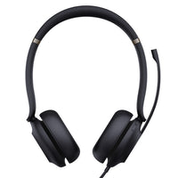 Yealink 1308141 UH37 Dual UC USB-C/A Wired Headset Black