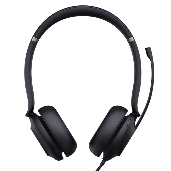 Yealink 1308141 UH37 Dual UC USB-C/A Wired Headset Black