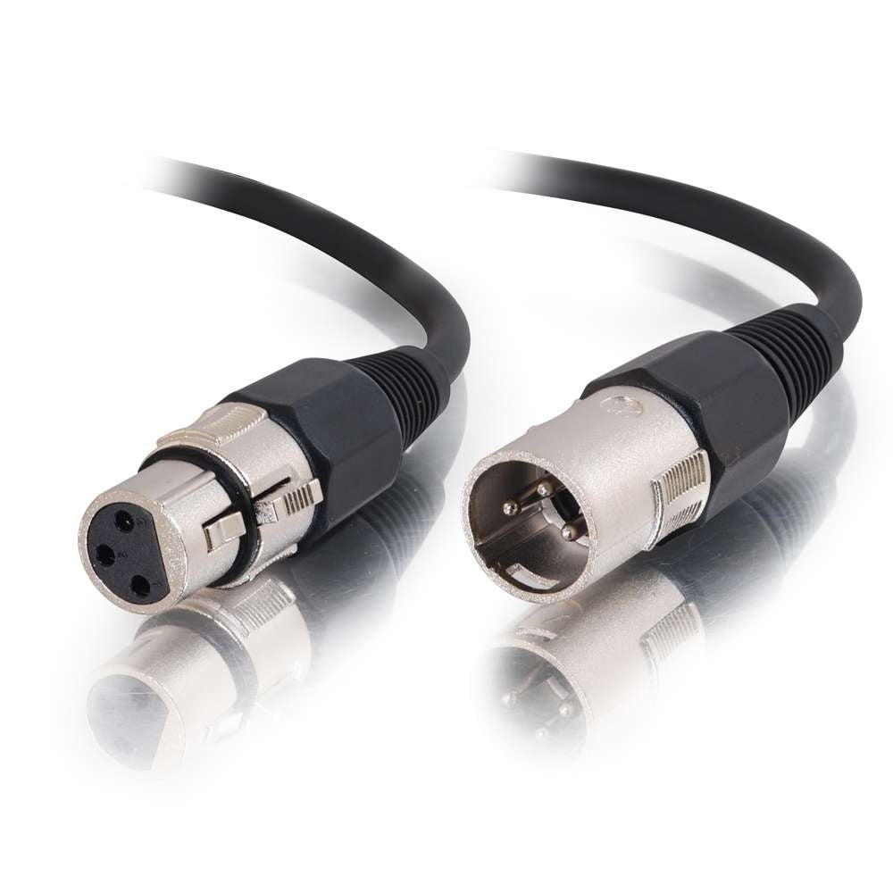 CablesToGo 40058 3ft (0.9m) Pro-Audio XLR Male to XLR Female Cable