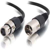 C2G 40061 25ft Pro-Audio XLR Male to XLR Female Cable -  Audio Cable - Black